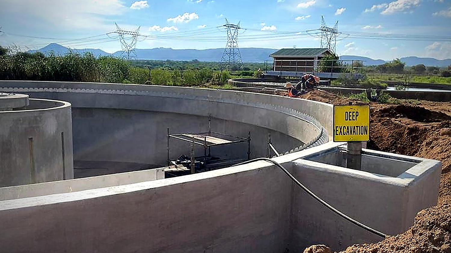 Reservoir Construction work by Malanc Projects in South Africa